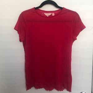 Ted Baker Lace Back Tee size 1